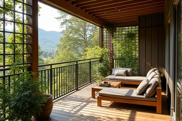 Balcony Trellis vs. Privacy Net: Which Is Best for Enhancing Outdoor Privacy?