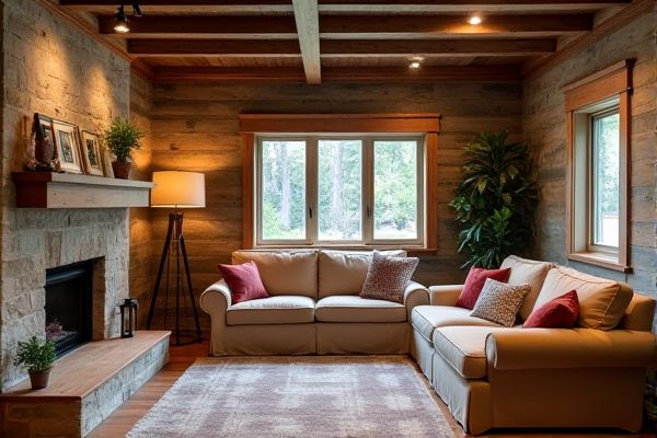 Barnboard Accent vs. Reclaimed Wood Basement: A Comparative Guide to Rustic Home Design