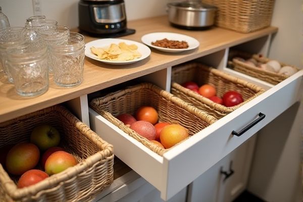 Basket Drawers vs. Tray Drawers in Pantry Storage: Which Is Better?