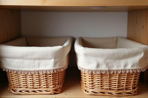 Baskets with Liners vs. Bare Baskets: Choosing the Best Option for Your Pantry Storage