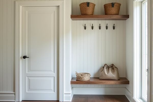 Beadboard Wainscoting vs. Full Paneled Walls: Choosing the Best Option for Your Mudroom