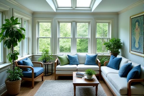 Blue Accent Decor vs. Green Accent Decor for Sunrooms: A Comparative Guide