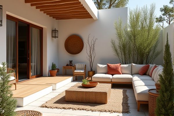 Boho Style vs. Minimalist Style: Terrace Decor Comparison and Ideas