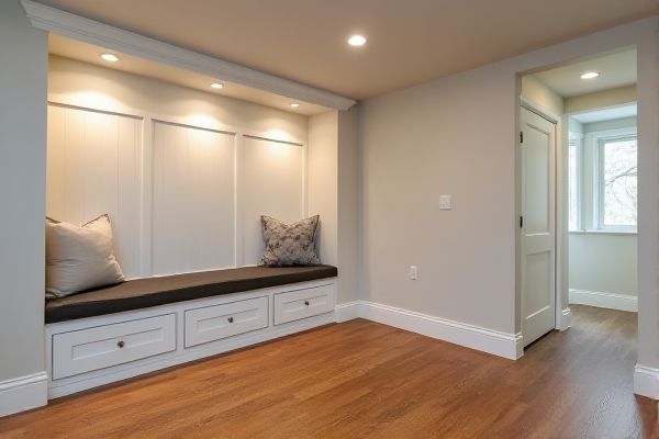 Built-In Bench vs. Freestanding Bench in Basement: Which Is Better?