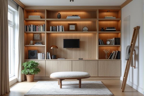 Built-In Bookcase vs. Ladder Shelf: Which Is Best for Your Space?