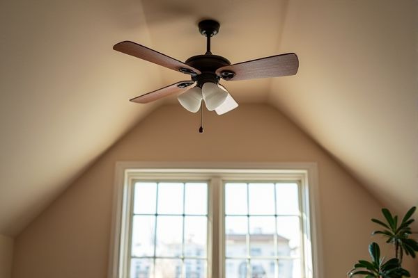Ceiling Fan vs. Wall Fan for Attic: Which Is More Efficient?