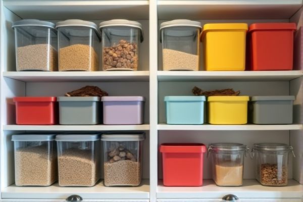 Clear Bins vs. Colored Bins for Pantry Organization: Which Is Better?