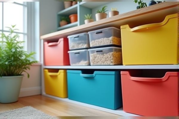 Clear Bins vs. Colored Bins: Choosing the Best Option for Storage and Organization