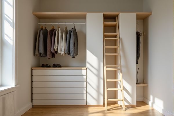 Closet Ladder vs. Pull-Down Rod: Which Is the Best Space-Saving Solution?