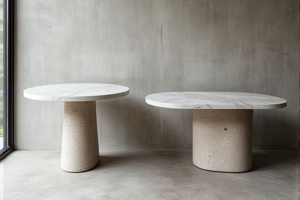 Concrete Accent Table vs. Marble Accent Table: Which Is the Best Choice for Your Home?
