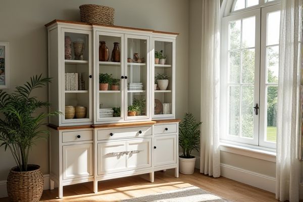 Console Cabinet vs. Display Cabinet for Sunrooms: Key Differences and Best Uses