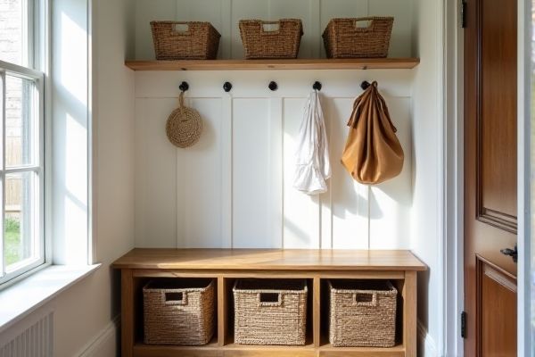 Decorative Baskets vs. Utilitarian Bins: Choosing the Best Storage for Your Mudroom