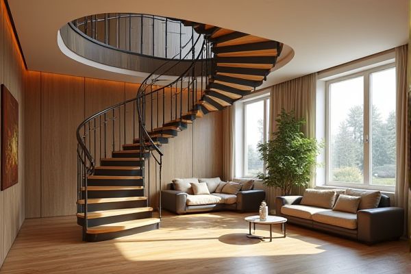 Double Helix Staircase vs. Spiral Staircase: Key Differences and Design Insights