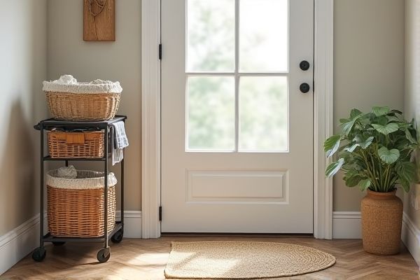 Entryway Basket vs. Utility Cart: Which Is Better for Home Organization?