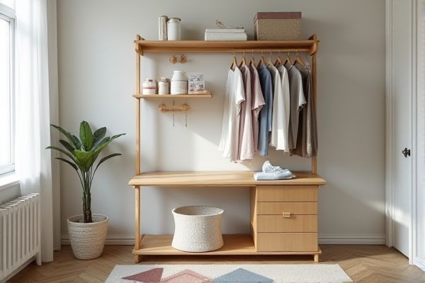 Fold-Down Table vs. Wall-Mounted Shelf: Best Solutions for Folding Clothes