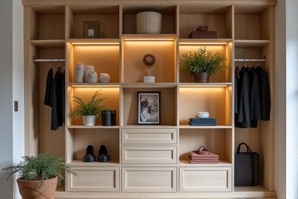 Glass Display Cabinet vs. Open Shelf in Closets: Which Is Better?