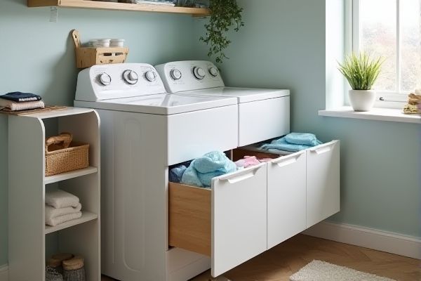 Laundry Pedestal Storage vs. Pull-Out Drawer: Which Is Best for Your Space?