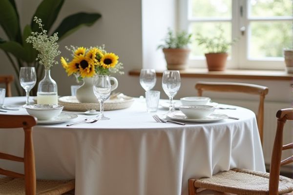 Linen Tablecloth vs. Cotton Tablecloth: Which is Better for Your Dining Experience?