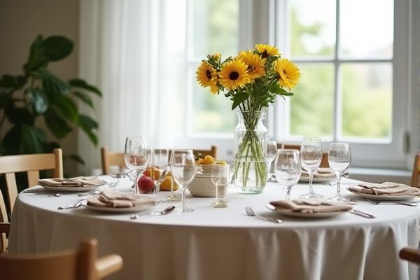 Linen Tablecloth vs. Polyester Tablecloth: Which Is Better for Your Dining Experience?