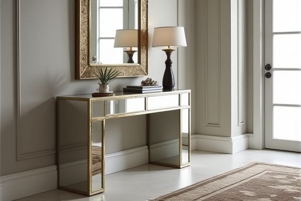 Mirrored Console vs. Glass Console: Which Stylish Furniture Piece Suits Your Space?