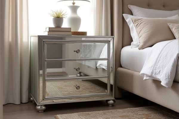 Mirrored Nightstand vs. Glass Nightstand: Which Is Best for Your Bedroom?