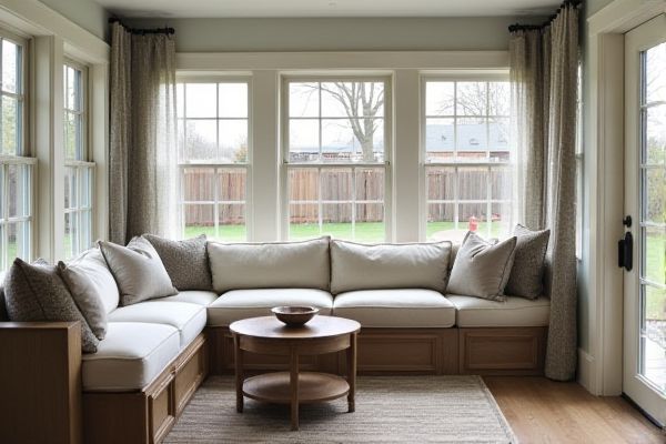 Modular Seating vs. Built-In Banquette: Choosing the Best Option for Your Sunroom