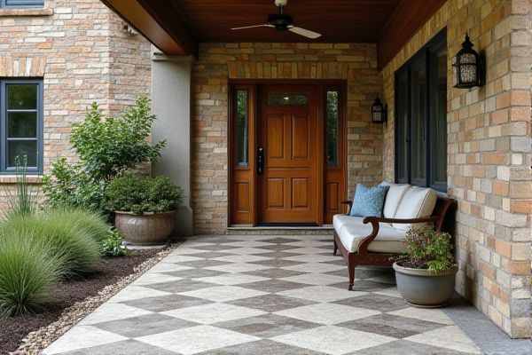 Mosaic Tiles vs. Stamped Concrete for Porches: A Complete Comparison