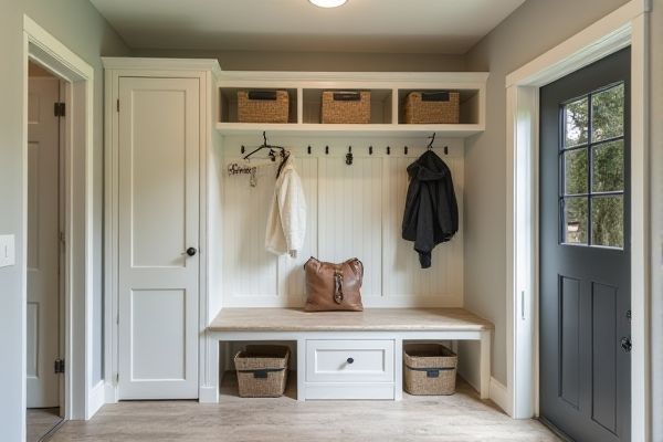 Mudroom Concealed Storage vs. Open Storage: Pros, Cons, and Best Uses