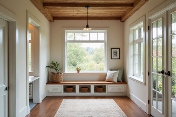 Mudroom Drop Ceiling vs. Exposed Beams: Pros, Cons, and Design Tips