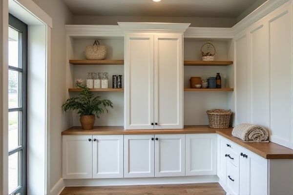 Mudroom Organization: Open Shelving vs. Closed Cabinetry - Which Is Best?