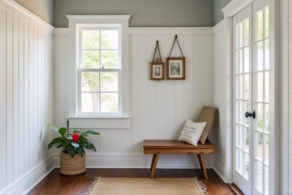 Mudroom Wall Paneling: Shiplap vs. Beadboard Comparison