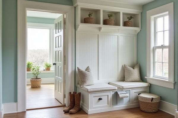 Mudroom Cabinets: White vs. Colored - Which Is Best for Your Space?