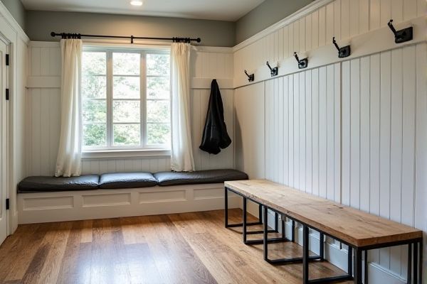 Mudroom Wood Bench vs. Metal Bench: Which Is Best for Your Space?