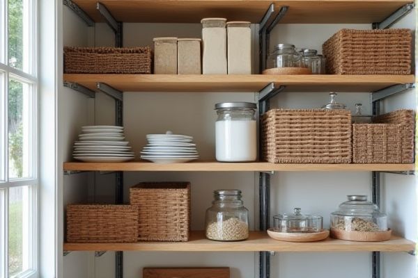 Open Grid Shelving vs. Solid Shelving for Pantries: Which Is Best?
