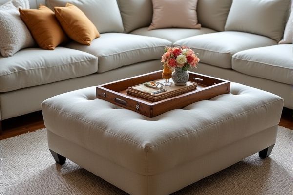 Ottoman Tray vs. Coffee Table Tray: Choosing the Ideal Surface for Your Living Room