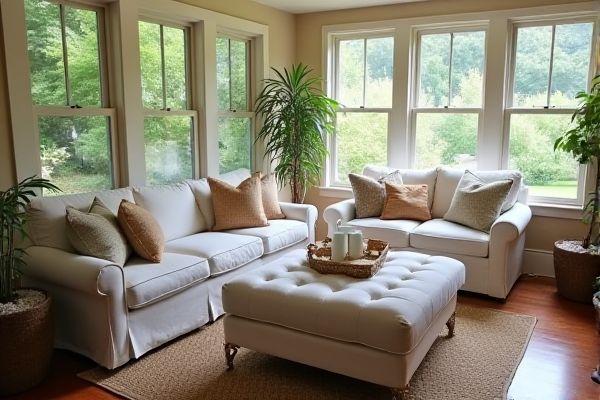 Ottoman vs. Pouf: Choosing the Perfect Seating for Your Sunroom