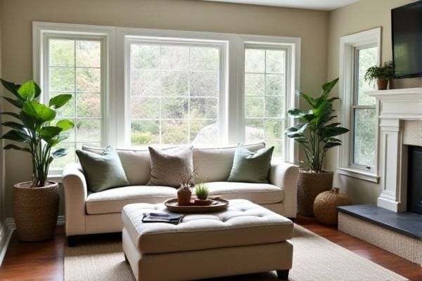 Oversized Pouf vs. Storage Ottoman: Best Seating Solutions for Your Sunroom