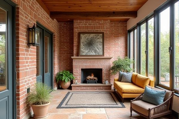 Painted Brick Wall vs. Exposed Brick Wall in a Sunroom: Which Is Best?
