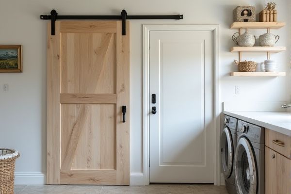 Pocket Door vs. Barn Door: Which Is Best for Your Laundry Room?