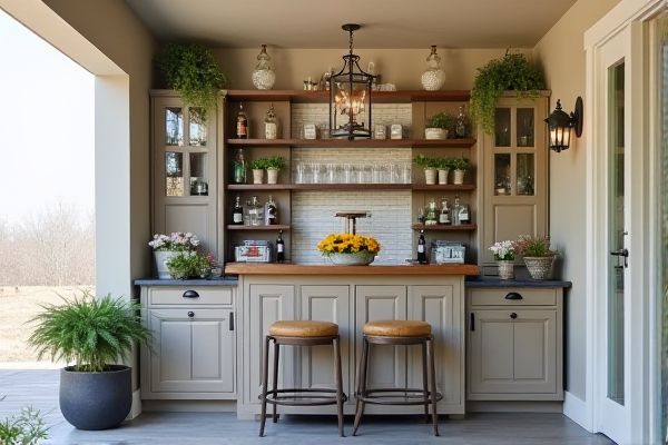 Porch Bar Cart vs. Built-In Bar: Which Is Best for Your Outdoor Space?