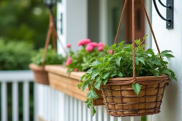 Porch Railing Planter vs. Hanging Basket: Which Is Better for Your Outdoor Space?
