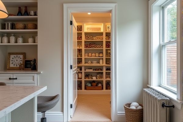 Reach-In Pantry vs. Walk-In Pantry: Optimal Closet Usage and Space Efficiency