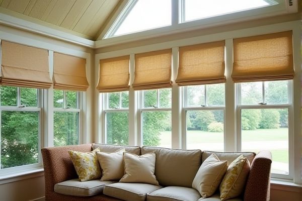 Roman Shades vs. Roller Shades for Sunrooms: Which Is the Better Choice?