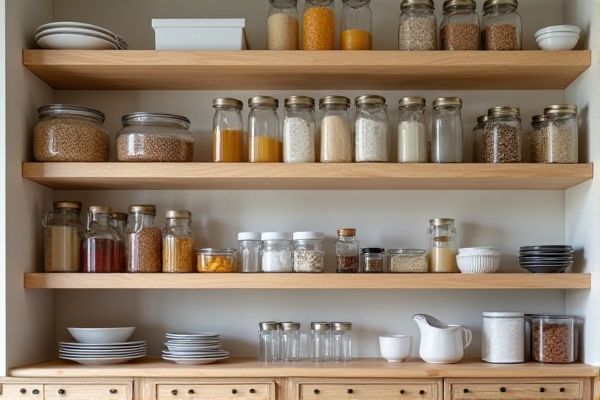 Shelf with Rail vs. Shelf without Rail in Pantry: Which Is Better?