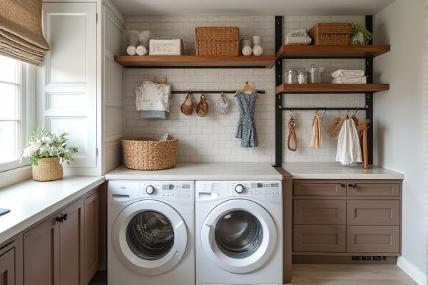 Slatwall System vs. Pegboard System for Laundry Organization: Which is Best?