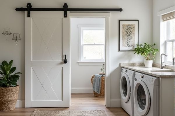 Sliding Barn Door vs. Pocket Door: Which Is Best for Your Laundry Room?