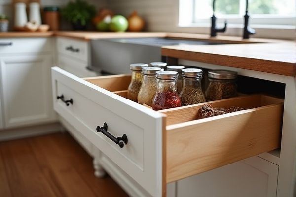 Spice Pull-Out vs. Spice Drawer: Which Is Better for Your Kitchen Organization?