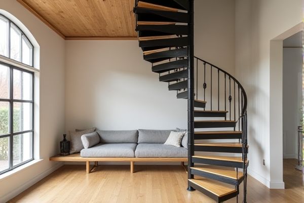 Spiral Staircase vs. Straight Staircase: Pros, Cons, and Design Tips