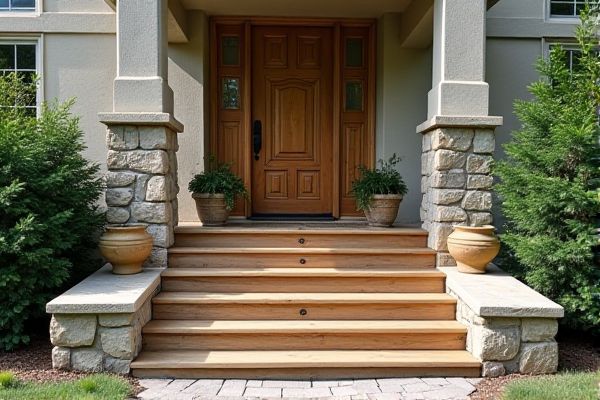 Stone Steps vs. Wood Steps for Porches: A Comprehensive Comparison