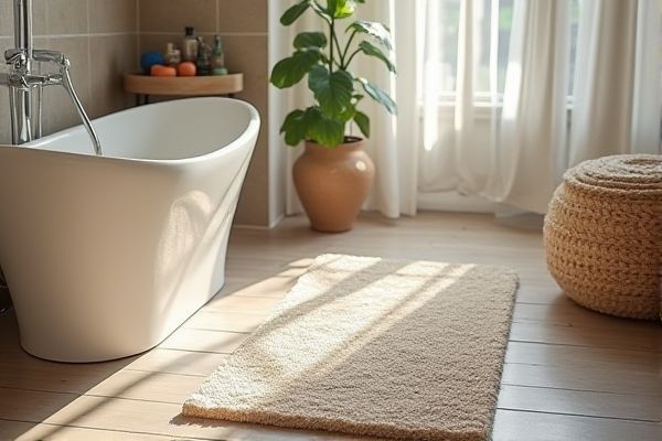 Teak Mat vs. Cotton Bath Rug: Which Is the Best Choice for Your Bathroom?
